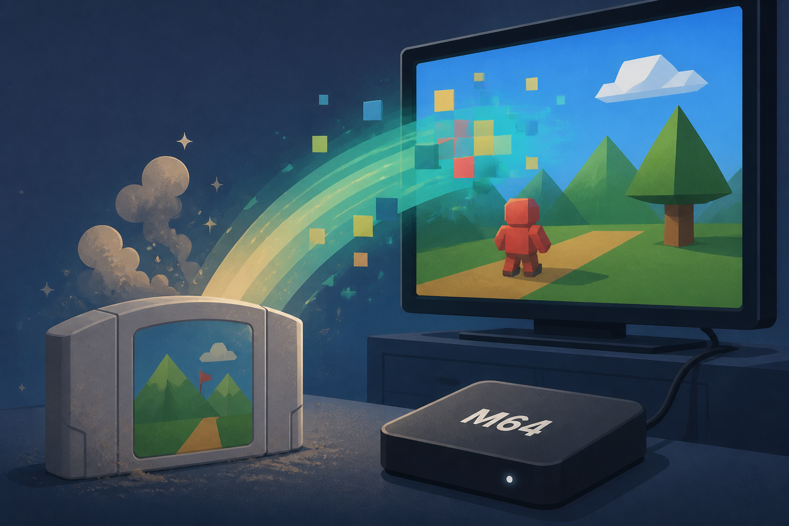 Dust off those Nintendo 64 cartridges: M64 brings classic games back to your TV