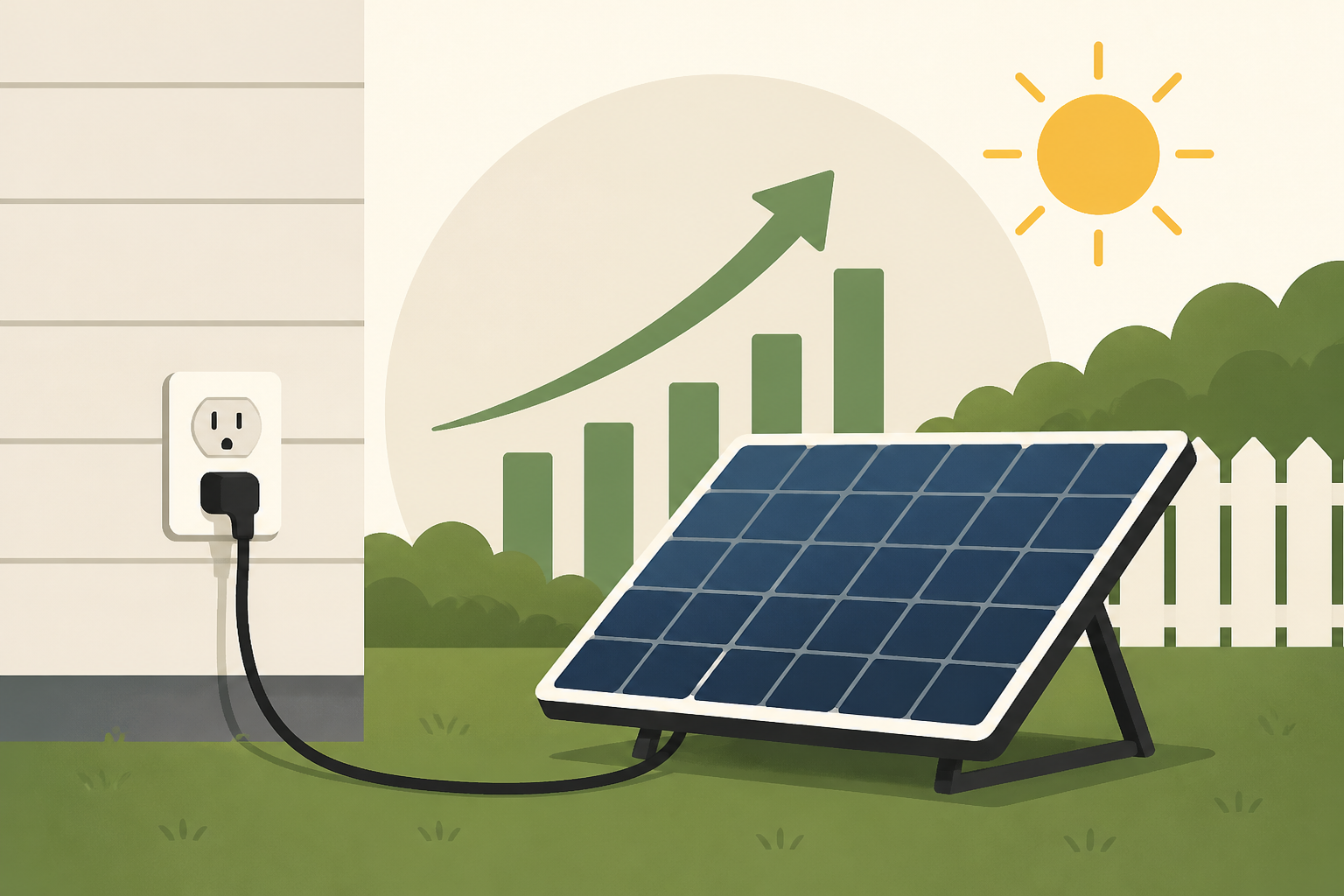 Plug-In Solar Panels Are Starting to Sprout in U.S. Backyards
