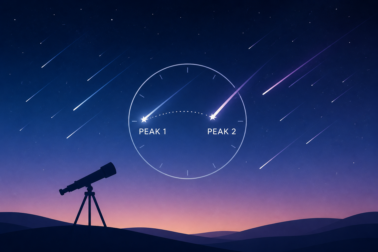 Sky-gazers can look forward to a double meteor shower peak this week. How and when to see it