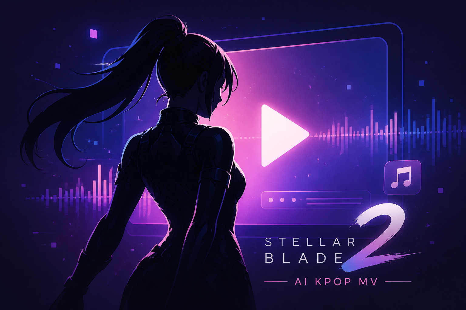 Shift-Up promotes Stellar Blade 2 with AI-generated KPop music video featuring the game's main character