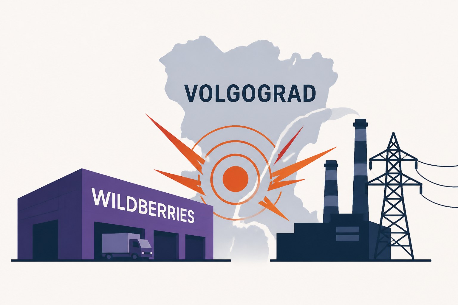 Ukraine Hits Wildberries Logistics Center and Energy Facility in Volgograd, Killing At Least One