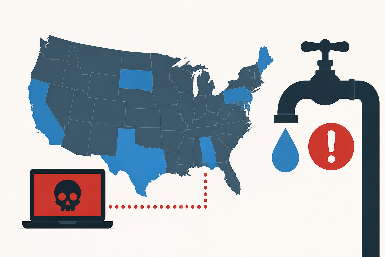 Hackers targeted municipal water systems in 7 states this week, FBI says