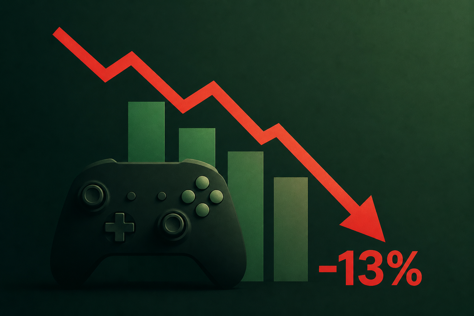 Xbox Revenue Declines for 4th Straight Quarter, Hardware Revenue Falls 13%