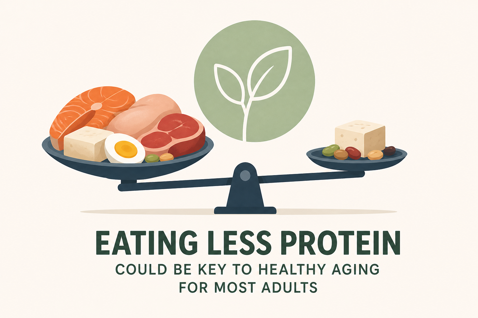 Study suggests eating less protein could be key to healthy aging for most adults