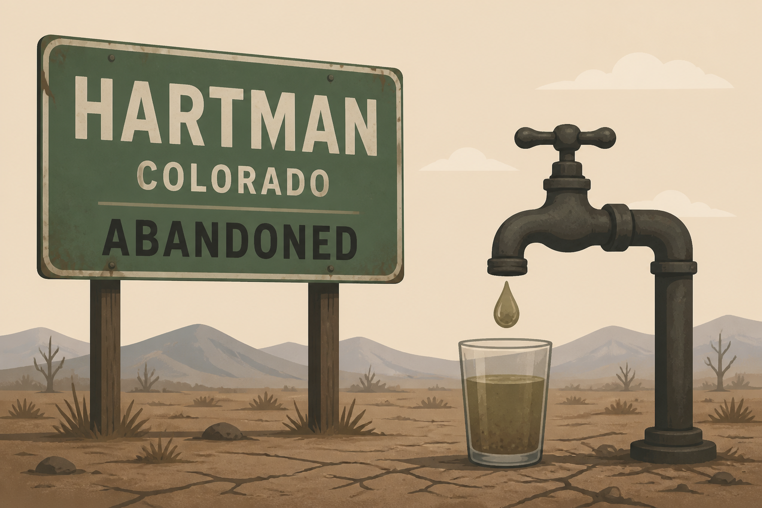 Hartman, Colorado, declared abandoned after officials quit, water deteriorates