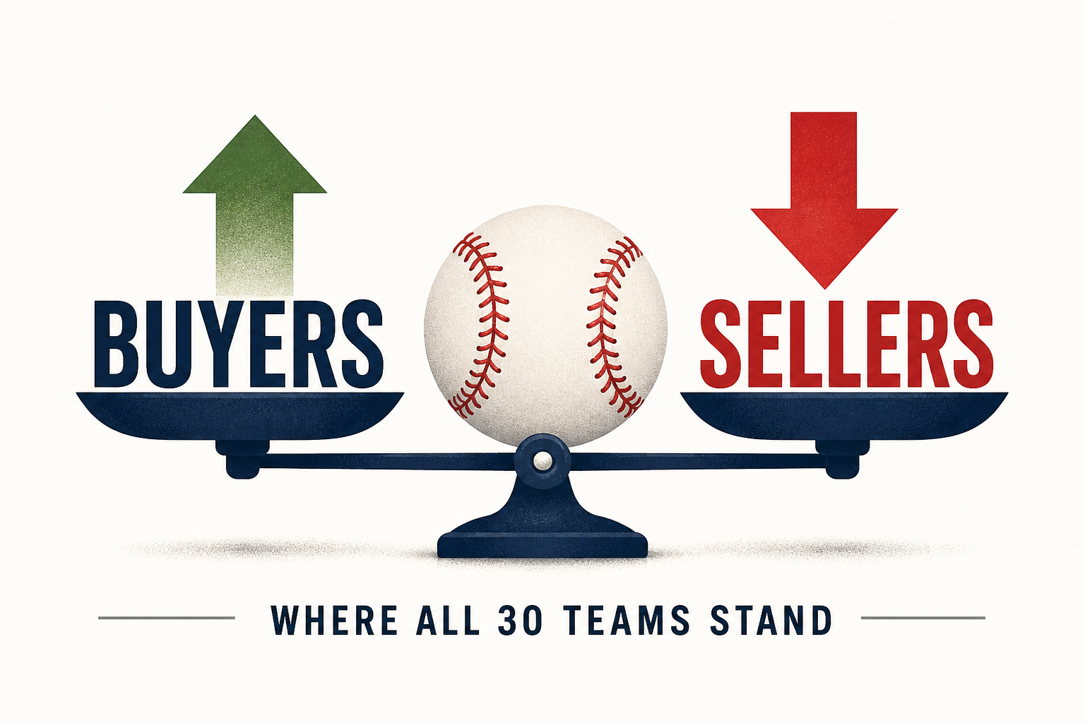 MLB trade deadline buyers and sellers: Where all 30 teams stand