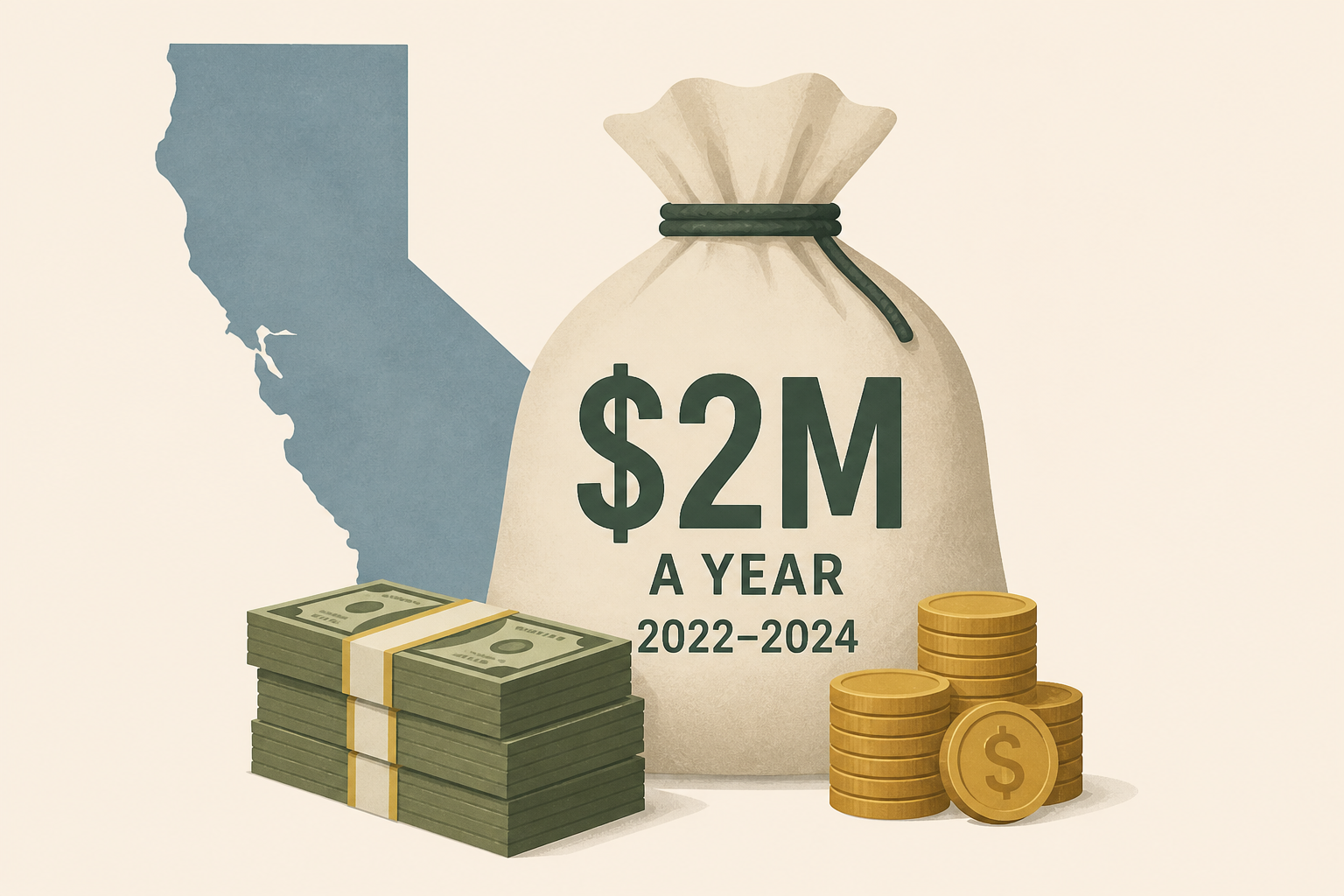 Newsom and his wife earned about $2M a year from 2022 to 2024