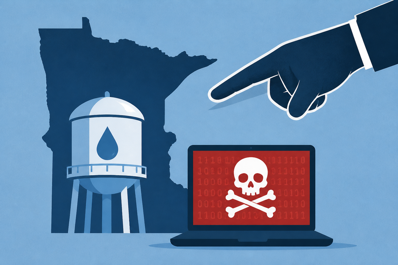 Trump says Minnesota governor to blame for water systems cyberattack
