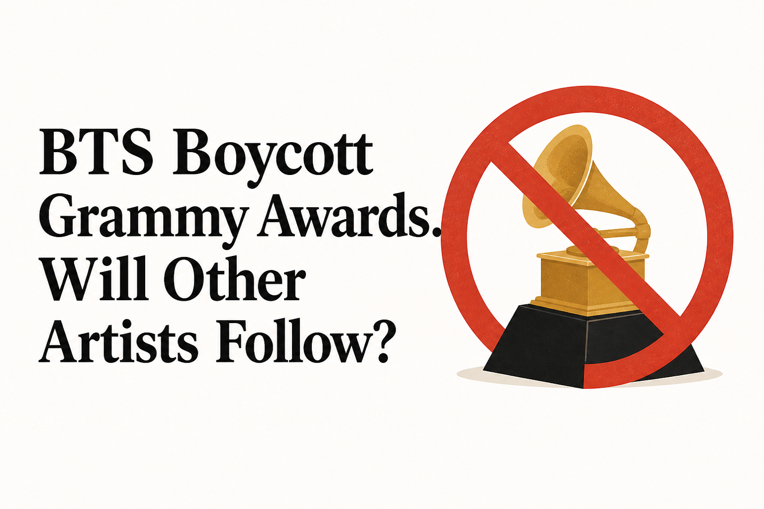 BTS Boycott Grammy Awards. Will Other Artists Follow?