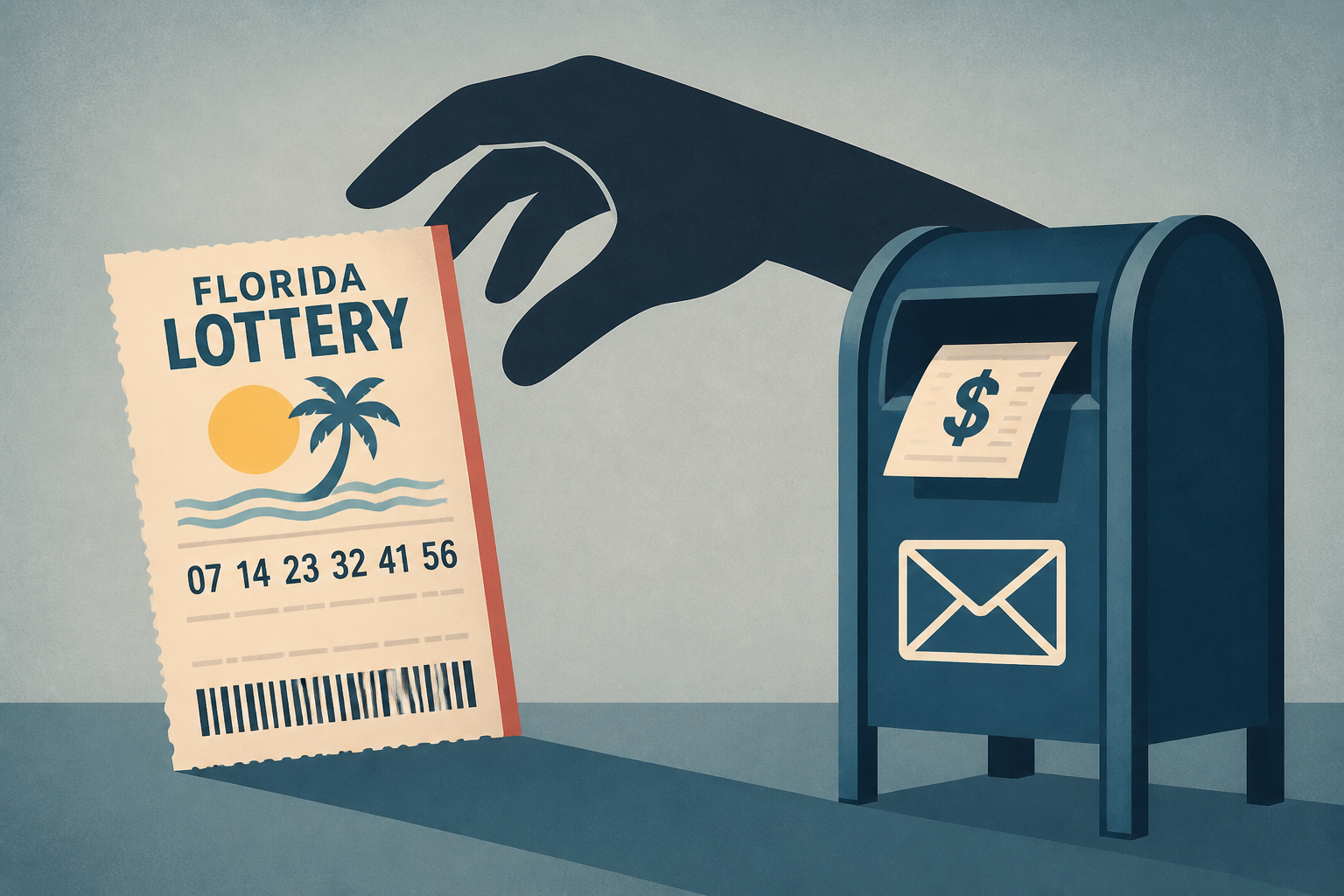 Winning Florida lottery ticket allegedly stolen, redeemed by US Postal Service worker