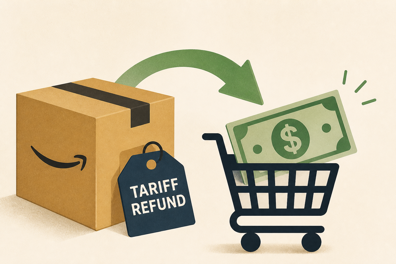 Amazon will send money to shoppers as part of a tariff refund