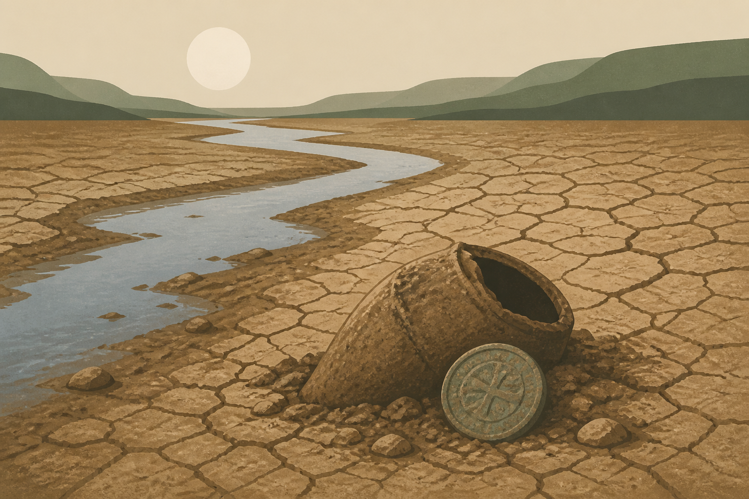 Europe’s shrinking rivers reveal past relics
