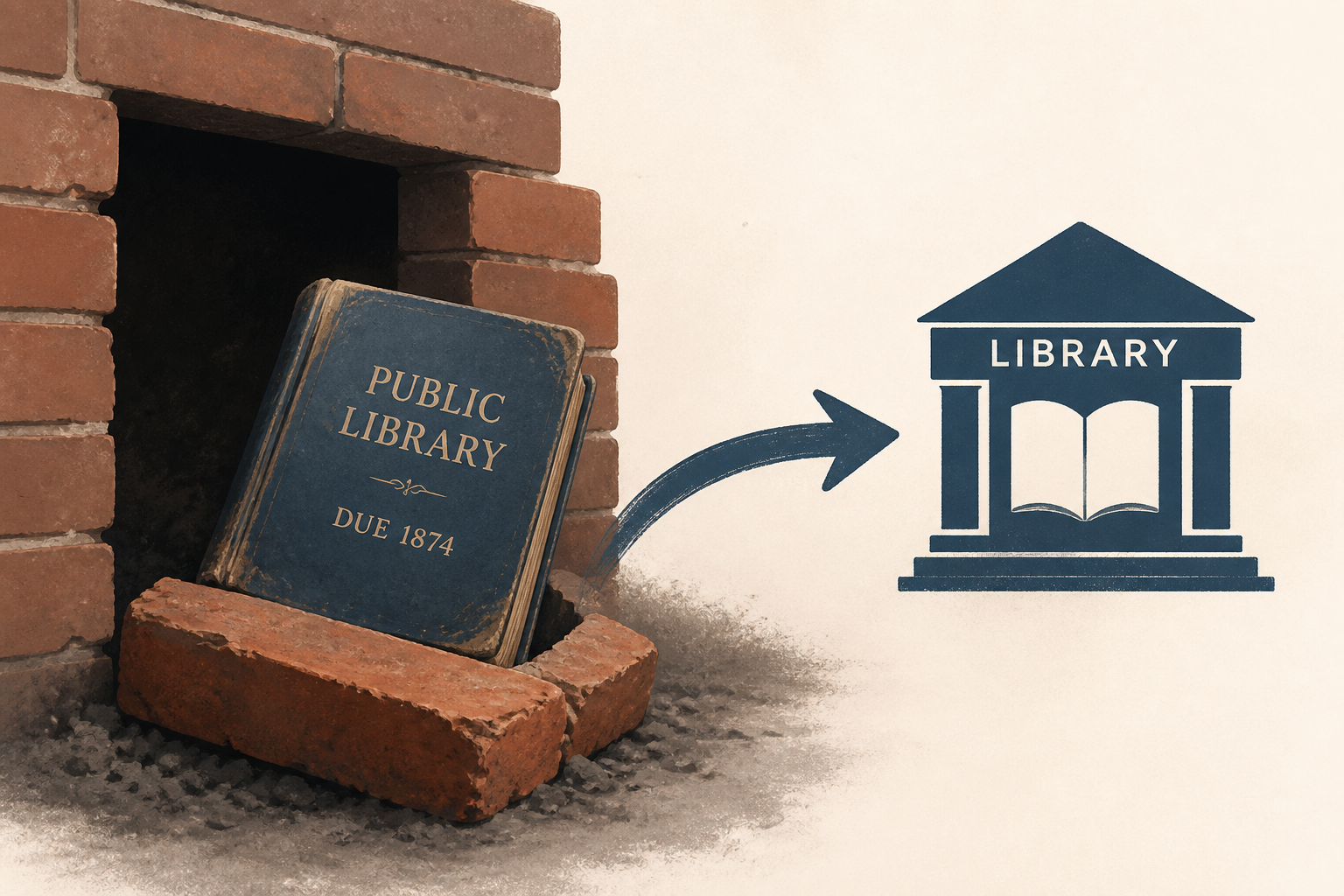 A book found bricked in a fireplace is returned to an Australian library, 150 years overdue