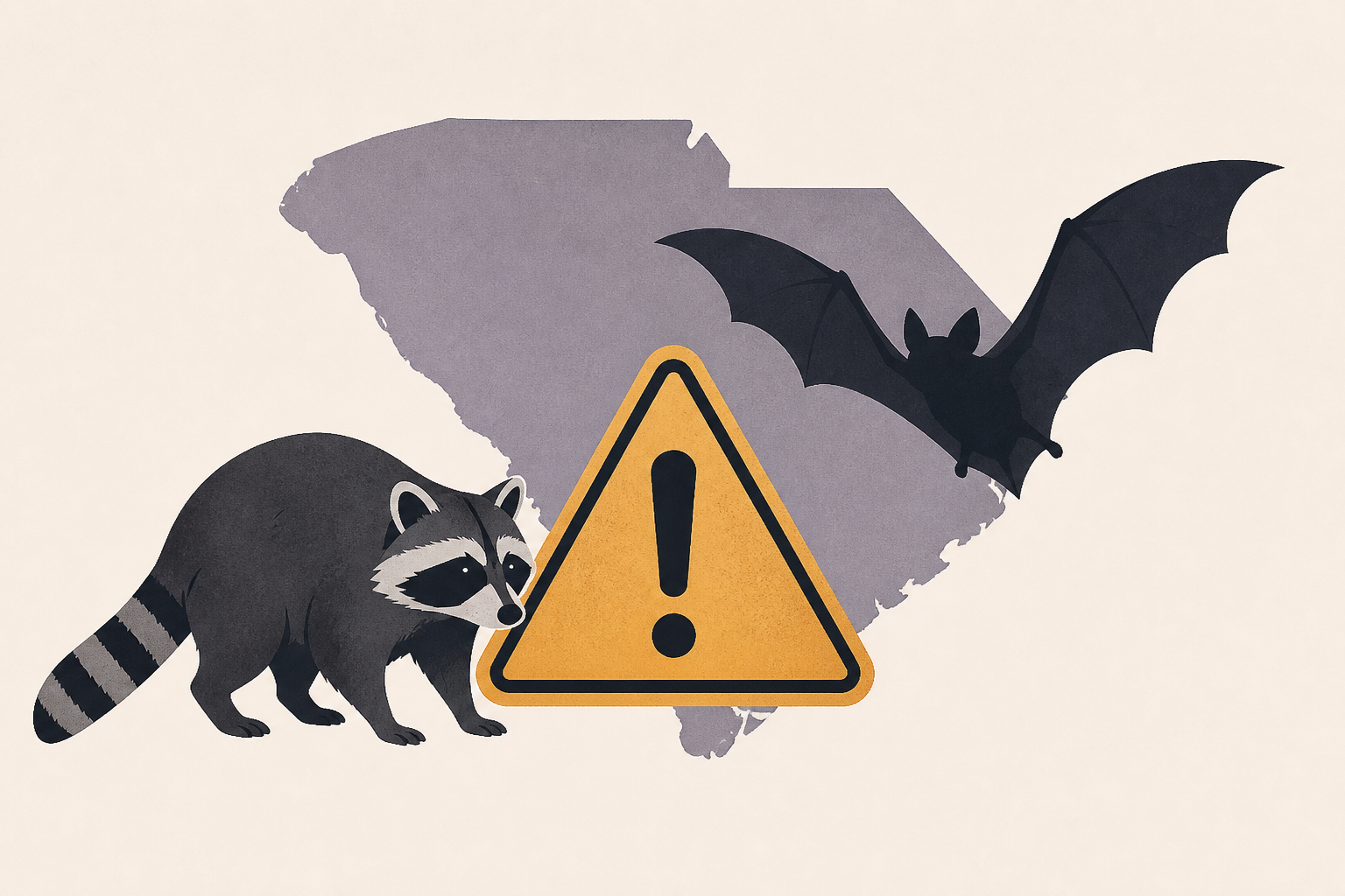 SC: Two exposed after rabid raccoon, bat confirmed
