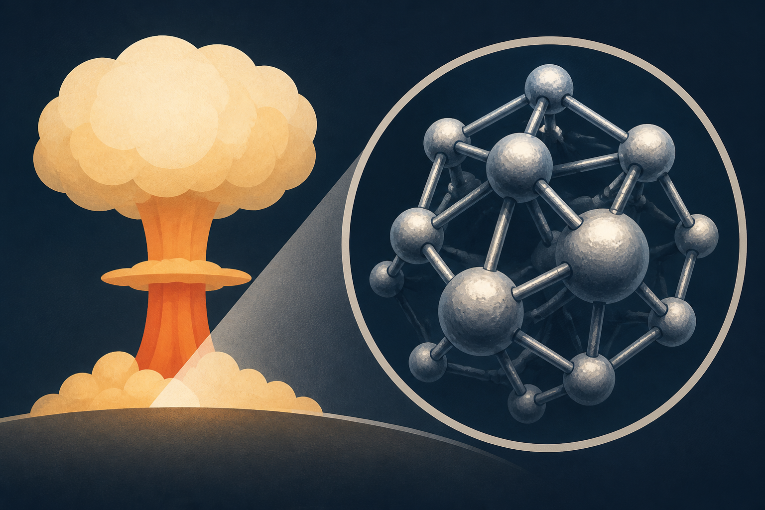 Hiroshima bomb created previously unknown metal: study