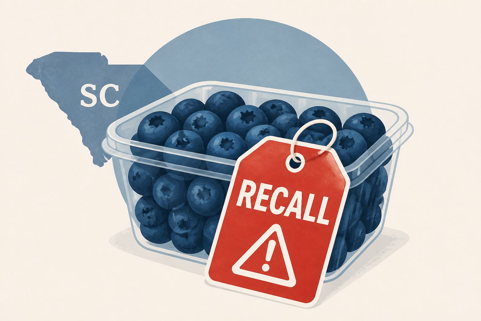 SC Publix stores issue mass recall for blueberries