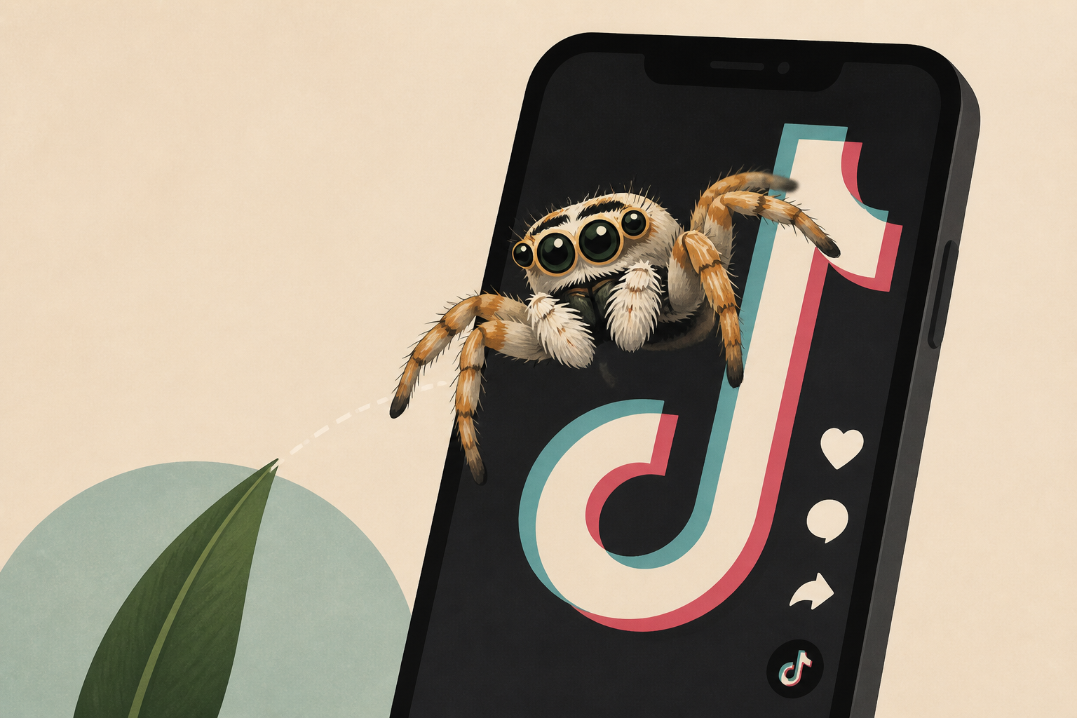 The Jumping Spiders of TikTok