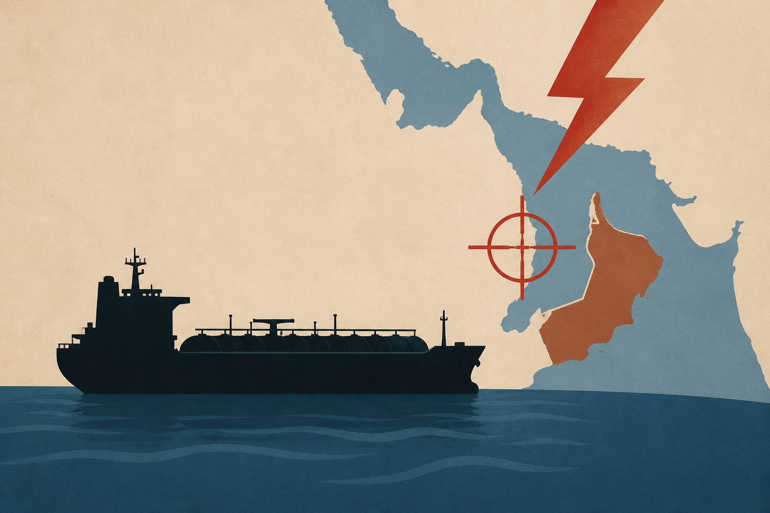 Tankers near Oman come under fire as Iran threatens shipping routes