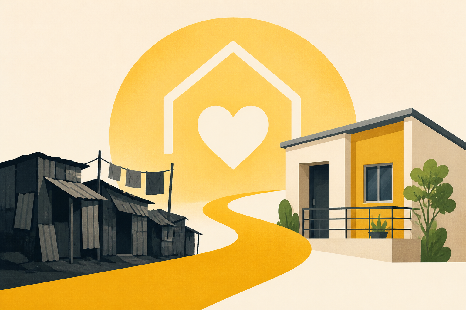 They call it 'a dream fulfilled' — new homes designed for (and by) slum residents