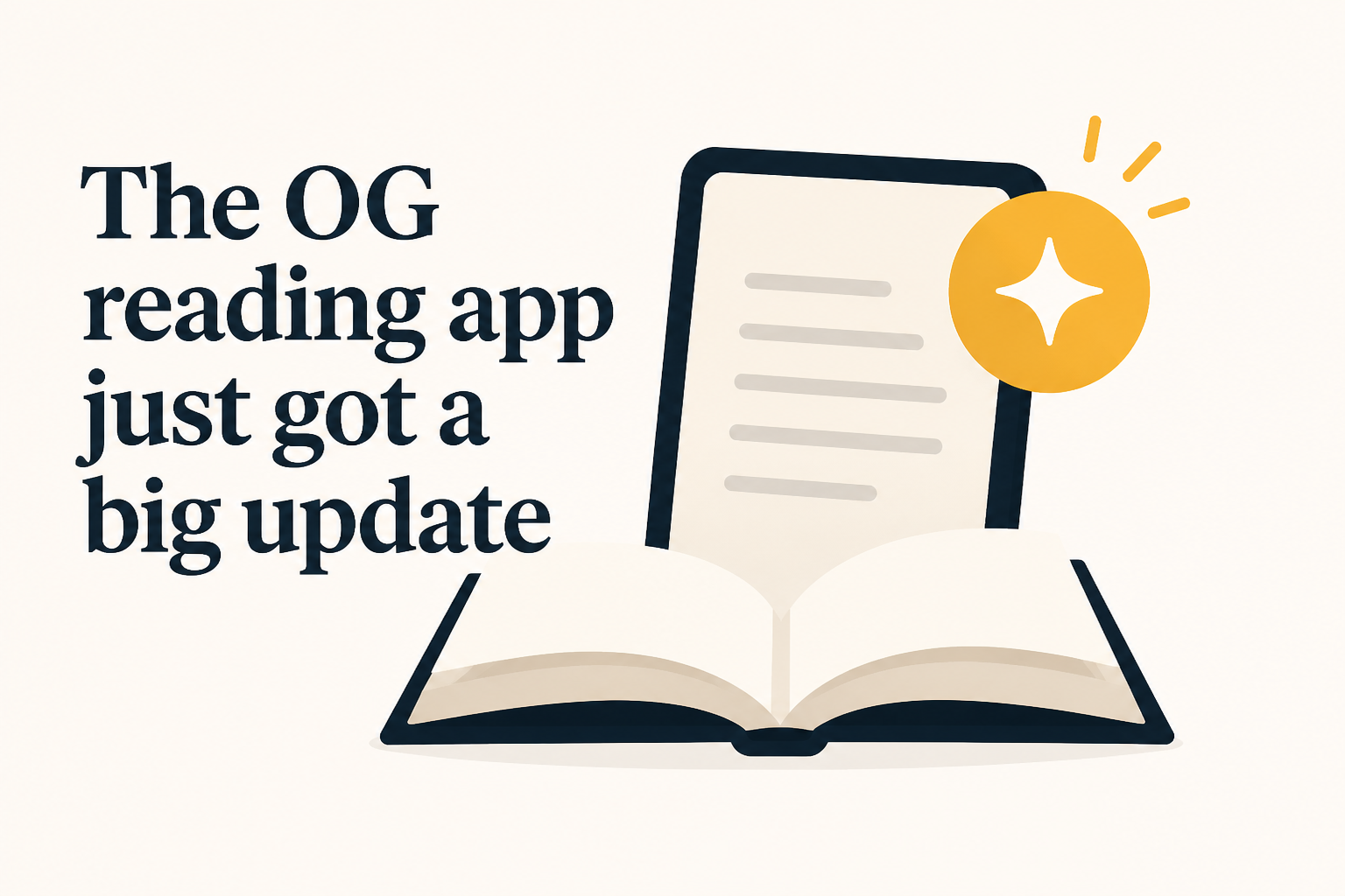 The OG reading app just got a big update