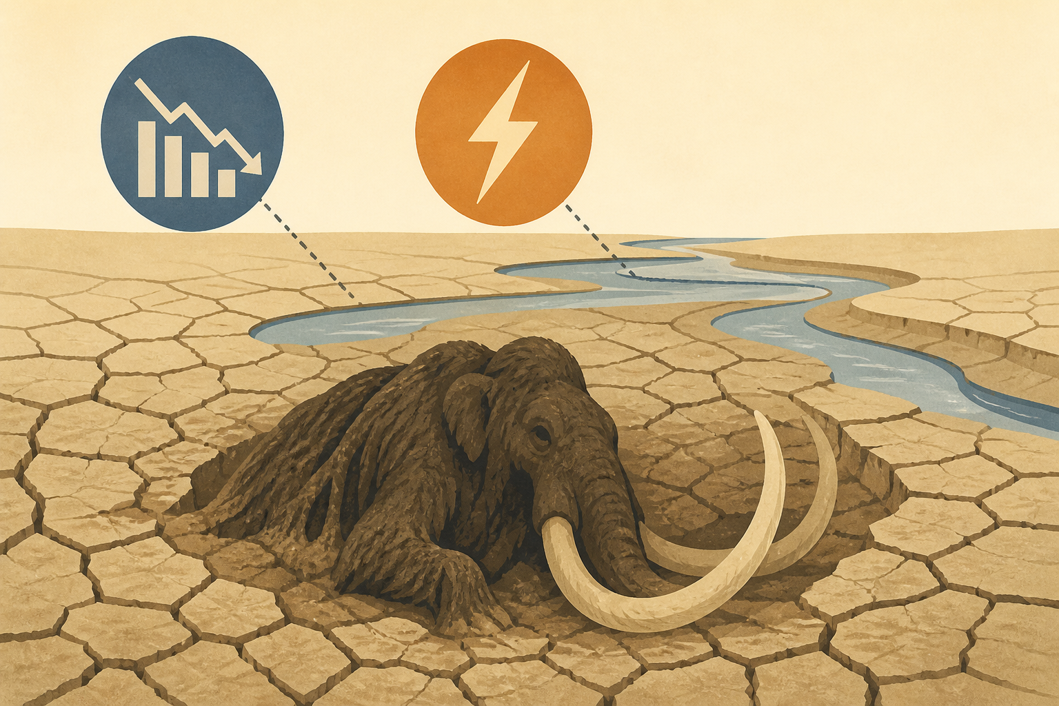 Lost income, energy fears and a woolly mammoth: what Europe’s dried-up rivers have yielded