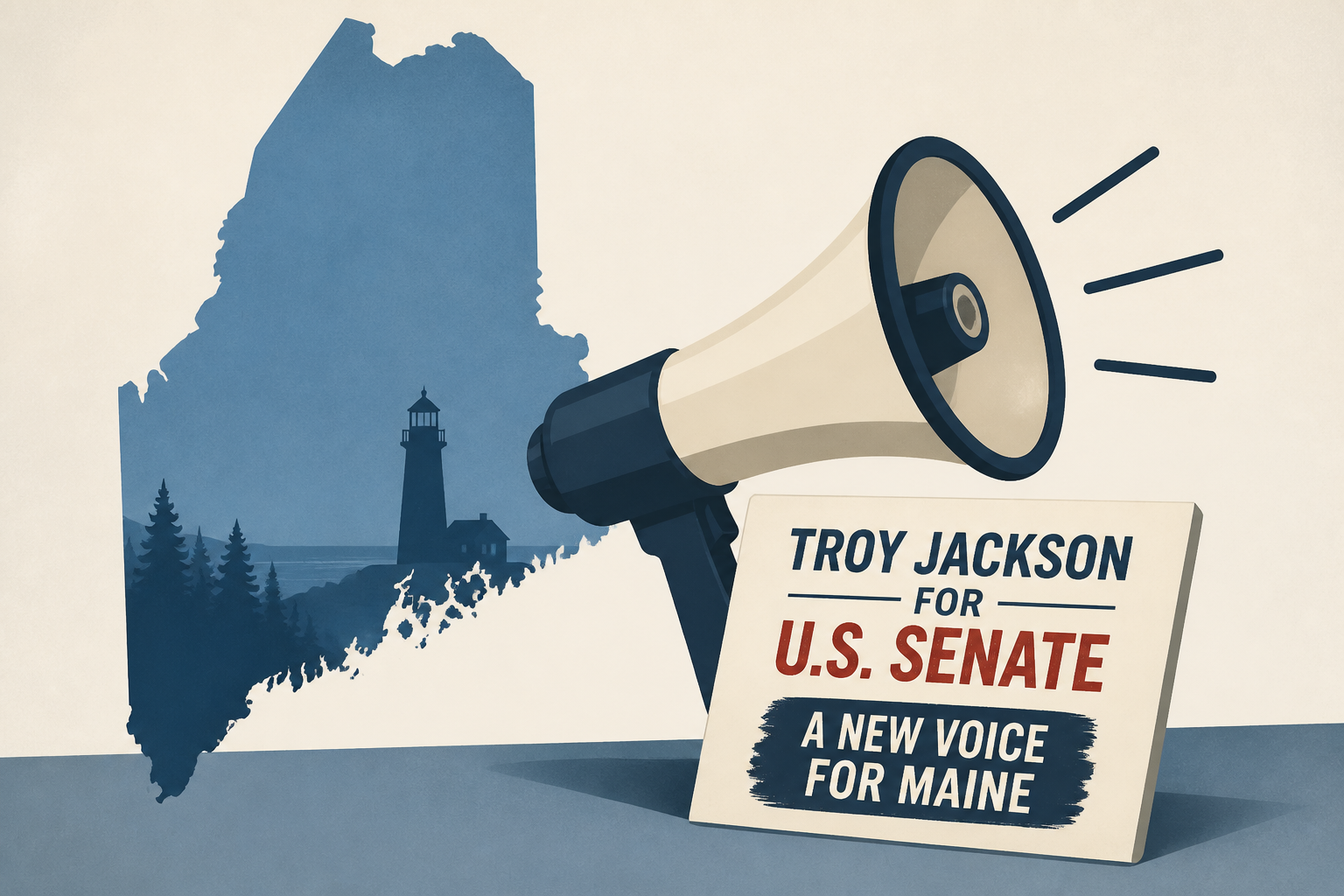 Troy Jackson launches his first general election ad in Maine Senate race, criticizing Susan Collins