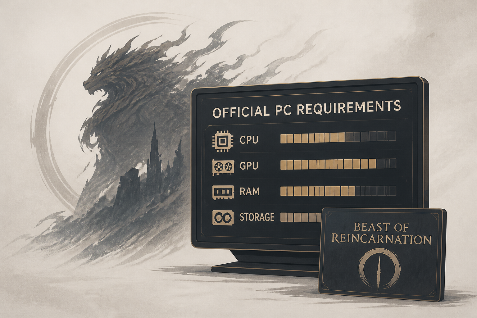 Official PC Requirements for Beast of Reincarnation
