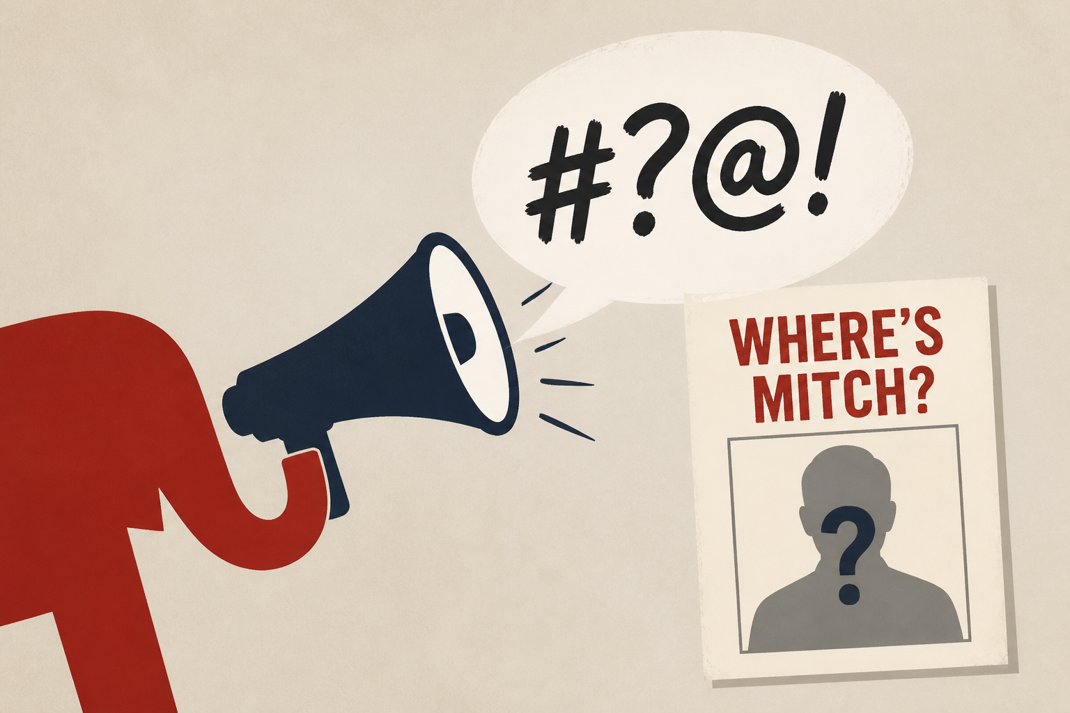 Republican Senator Lashes Out at People for Asking ‘Where’s Mitch’