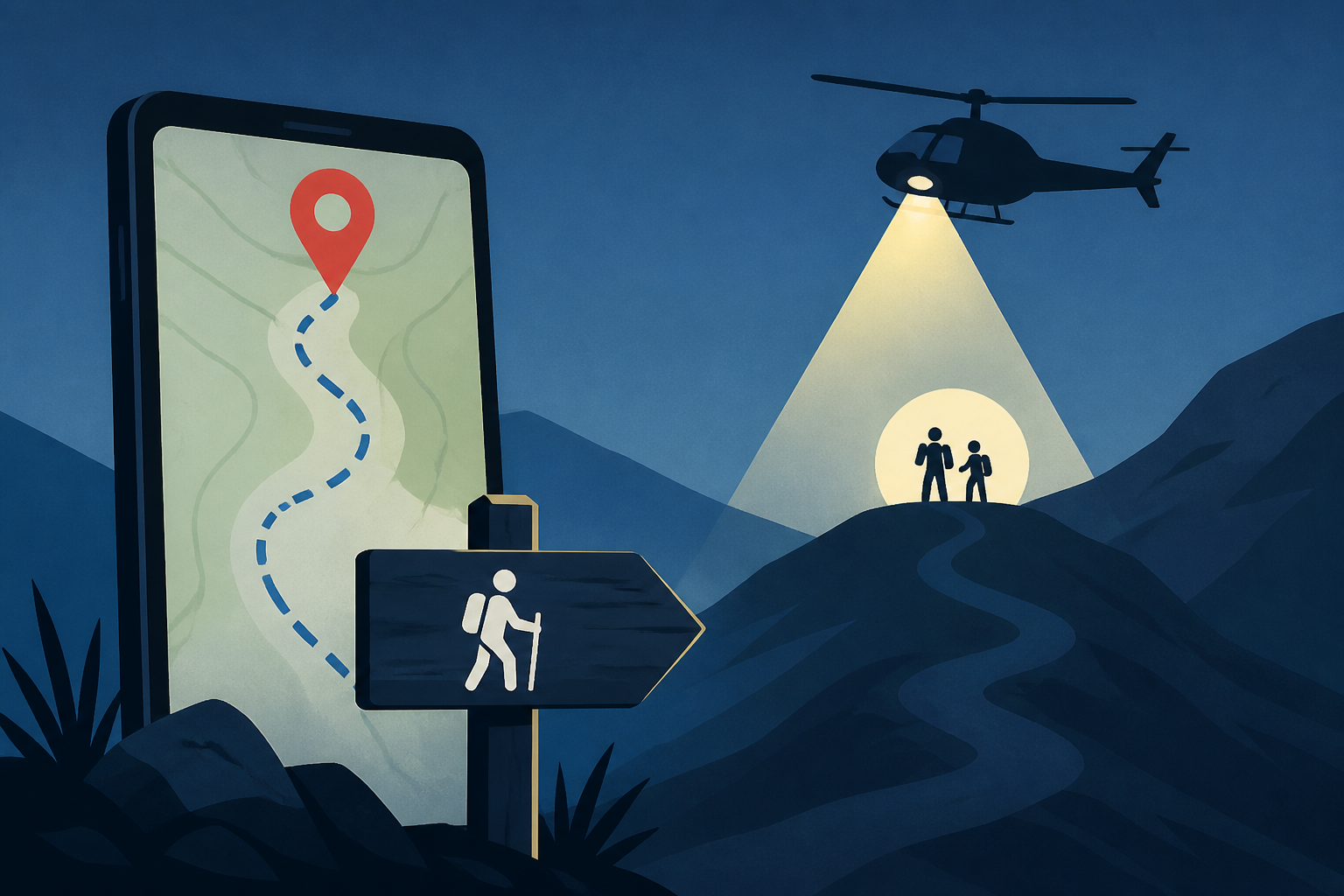 Teen Hikers Rescued 12 Hours Into Google Maps Hike
