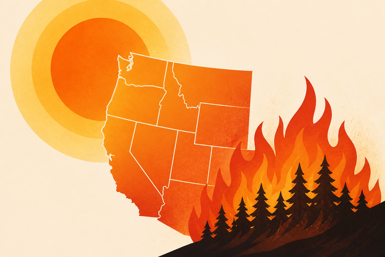 Heat wave expected to bring record-breaking temps, heighten wildfire risk to parts of Western U.S.