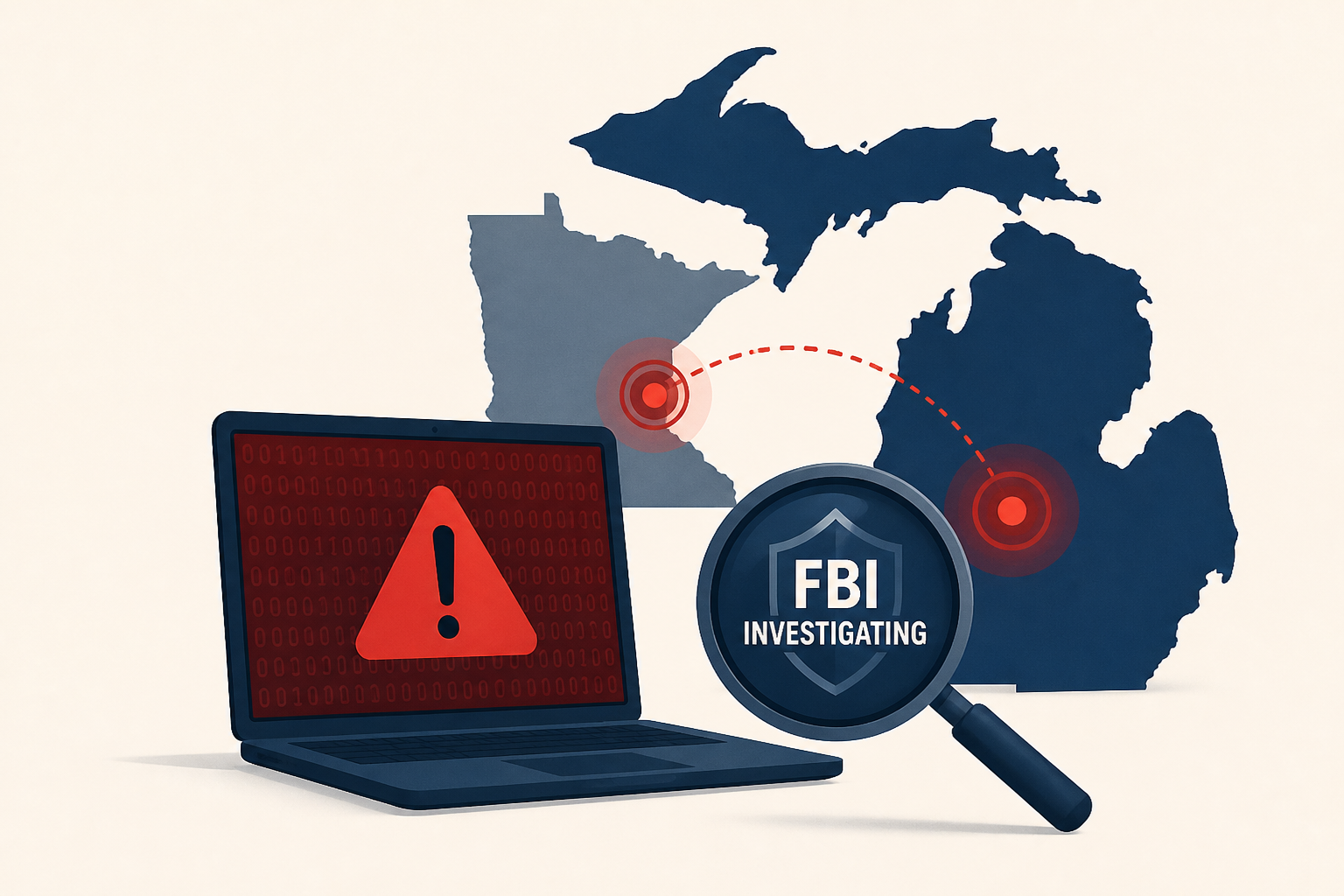 Michigan joins Minnesota in reporting cyberattacks, with FBI investigating