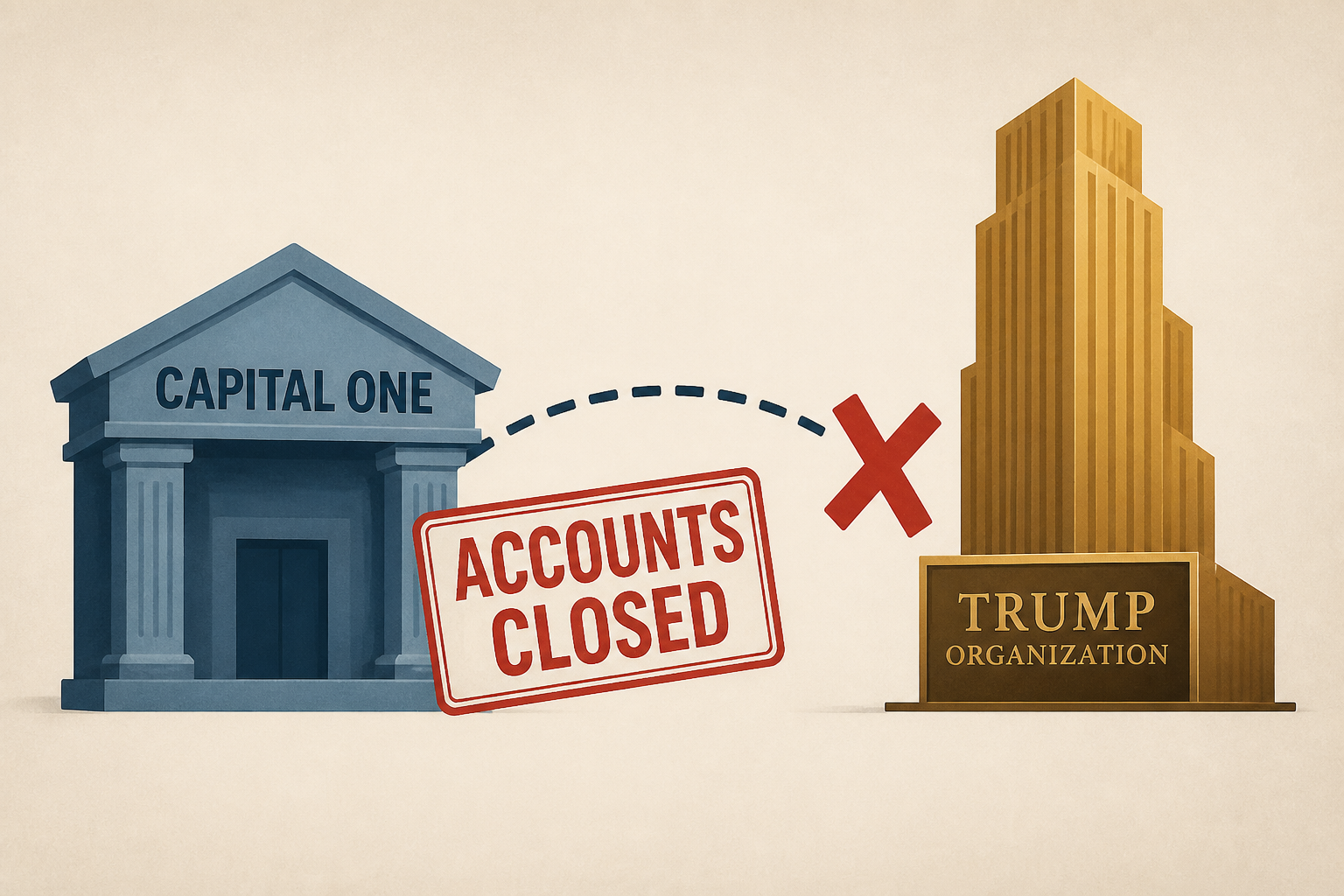 Capital One says it closed Trump Organization’s accounts after anti-money-laundering review