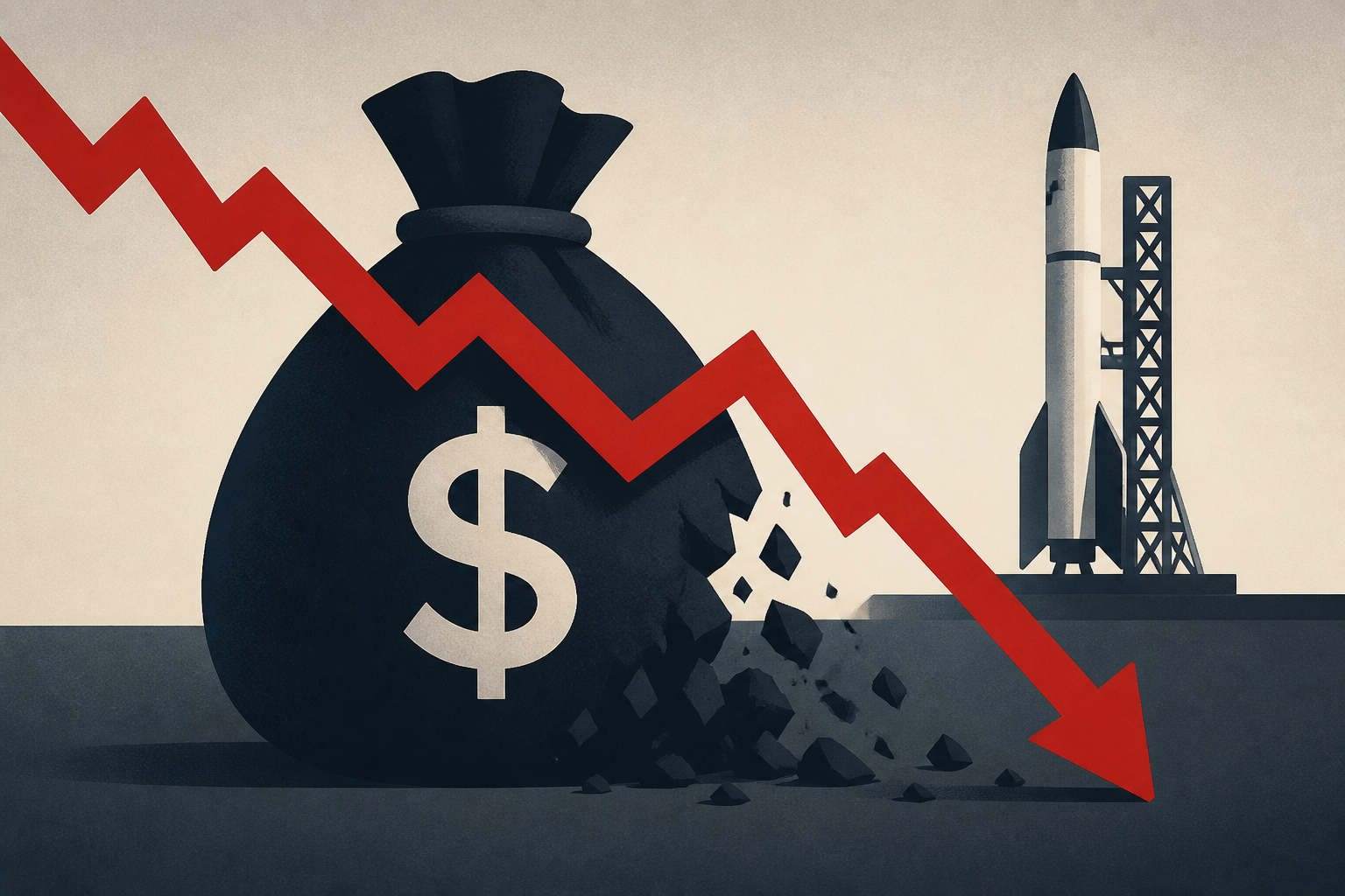 Elon Musk’s fortune slumps to pre-SpaceX IPO levels after rout