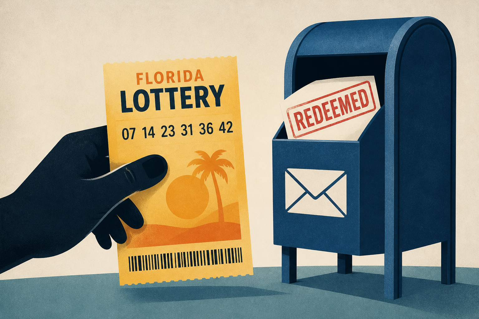 Winning Florida lottery ticket allegedly stolen, redeemed by US Postal Service worker