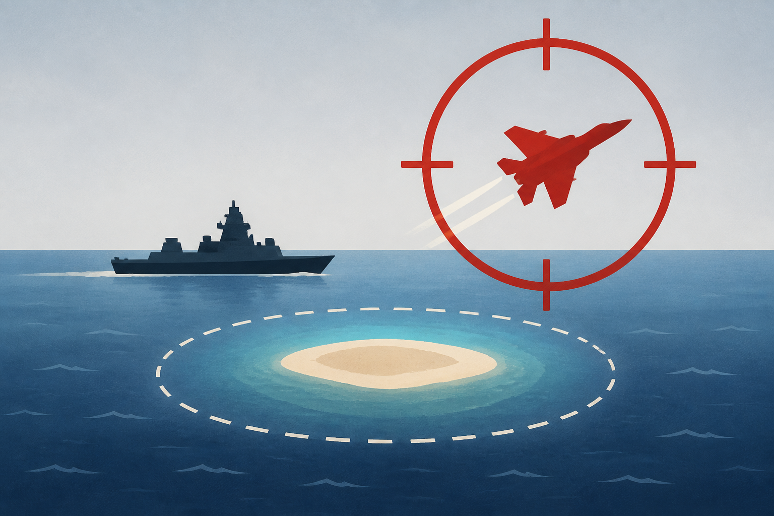China holds military drills near disputed shoal in the South China Sea