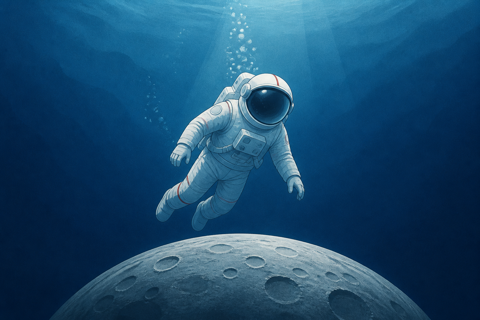 Artemis moonsuits take a dive photo of the day for July 31, 2026