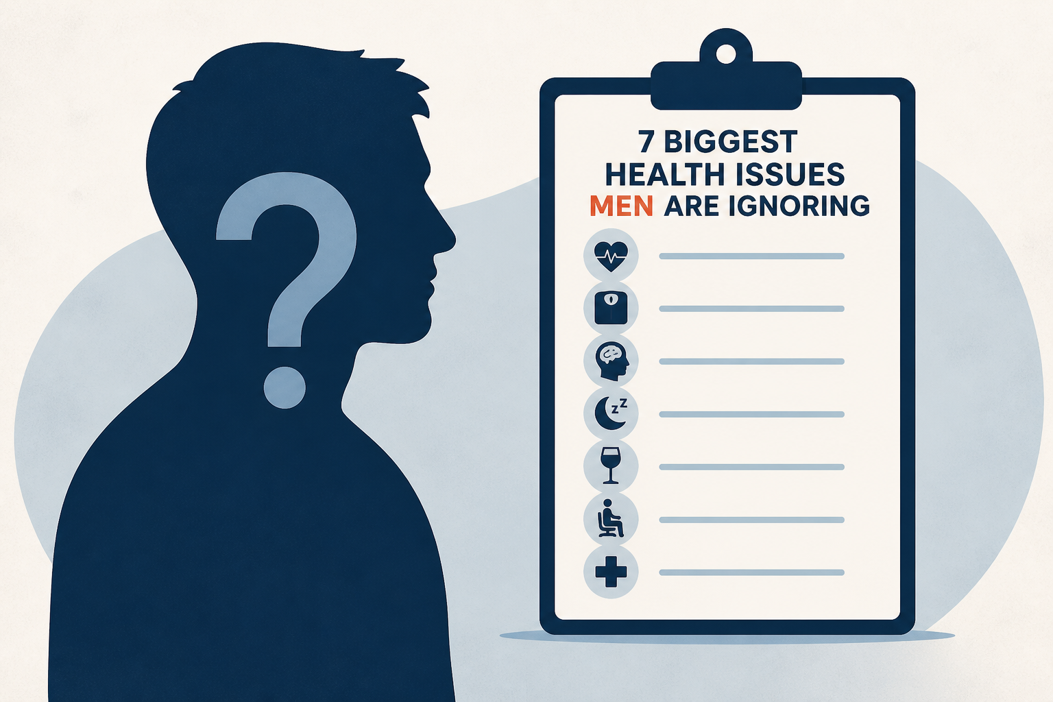 The 7 biggest health issues men are ignoring