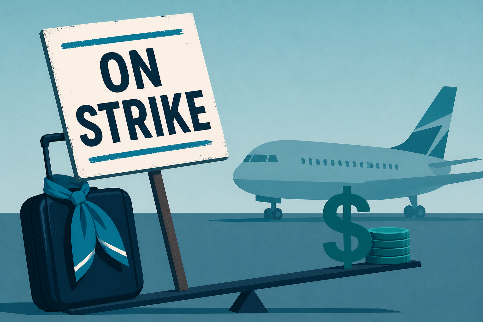 Flight attendants at Canada's WestJet go on strike in dispute over pay