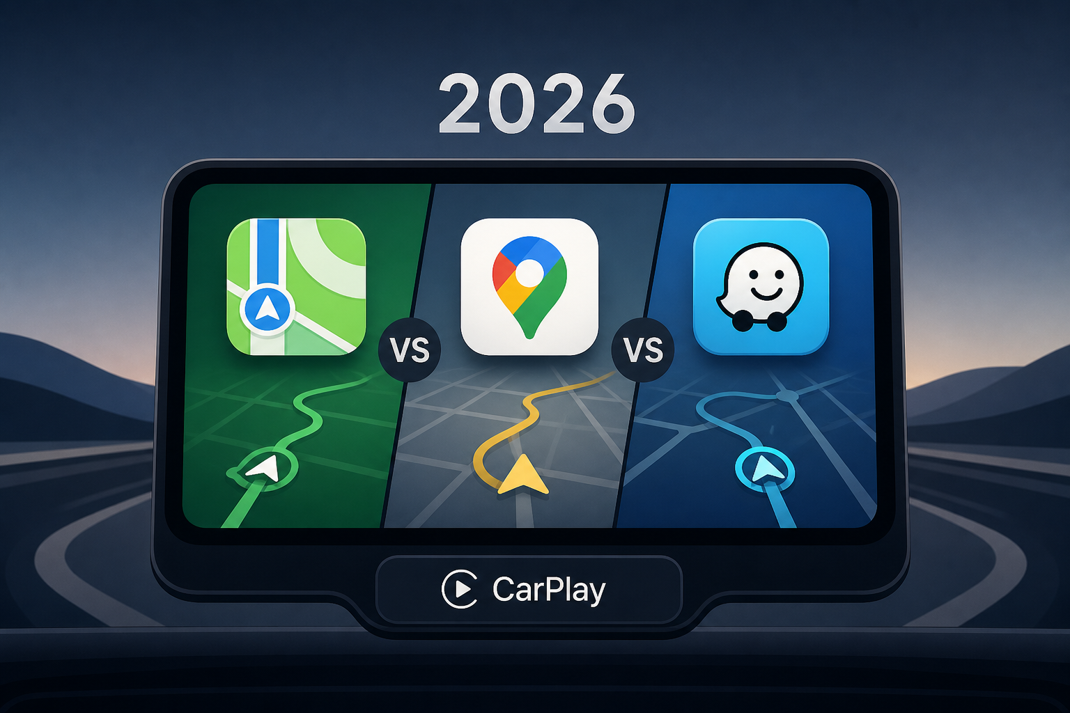 Apple Maps vs Google Maps vs Waze on CarPlay in 2026
