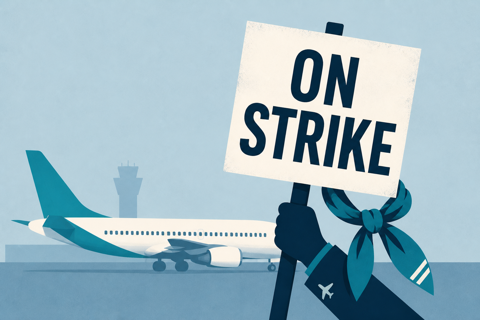 WestJet flight attendants go on strike