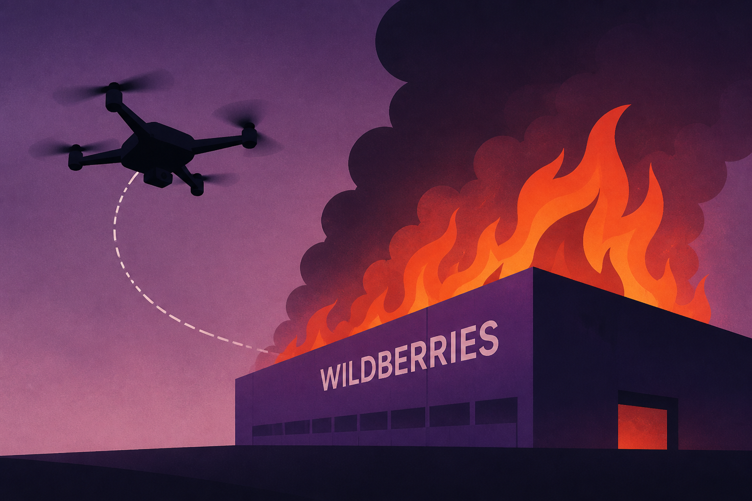 Ukrainian drones kill 5 in Russia and set fire to Wildberries warehouse