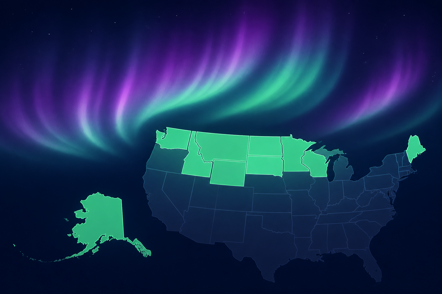 9 States Could See Aurora Tonight