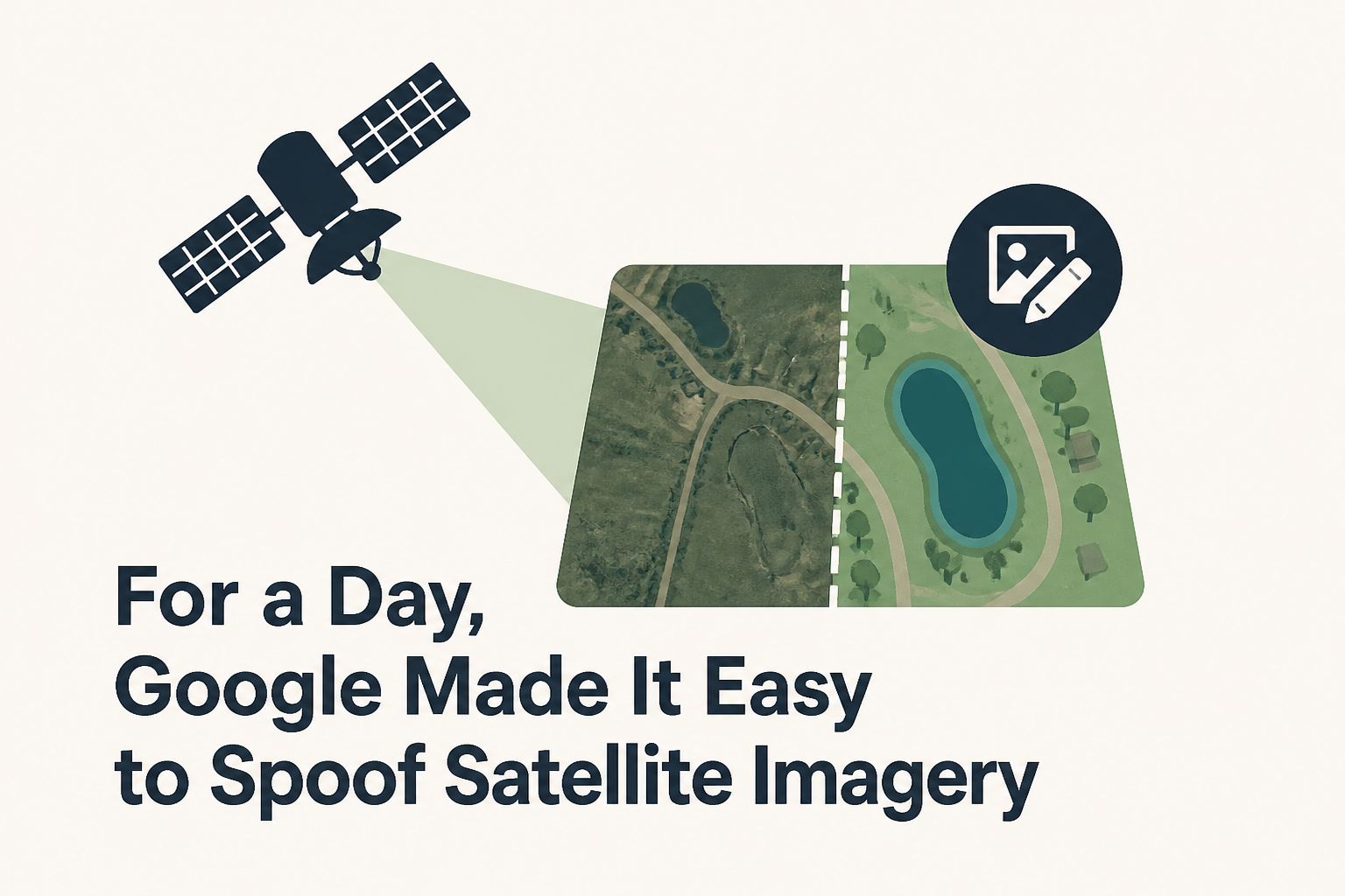 For a Day, Google Made It Easy to Spoof Satellite Imagery