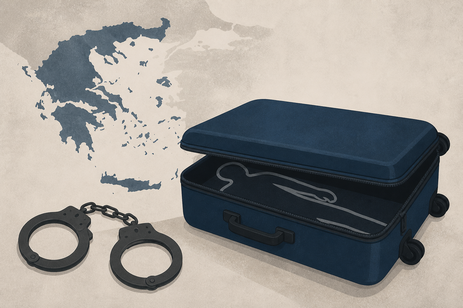 Afghan arrested over murder of 38-year-old Briton found in suitcase in Greece