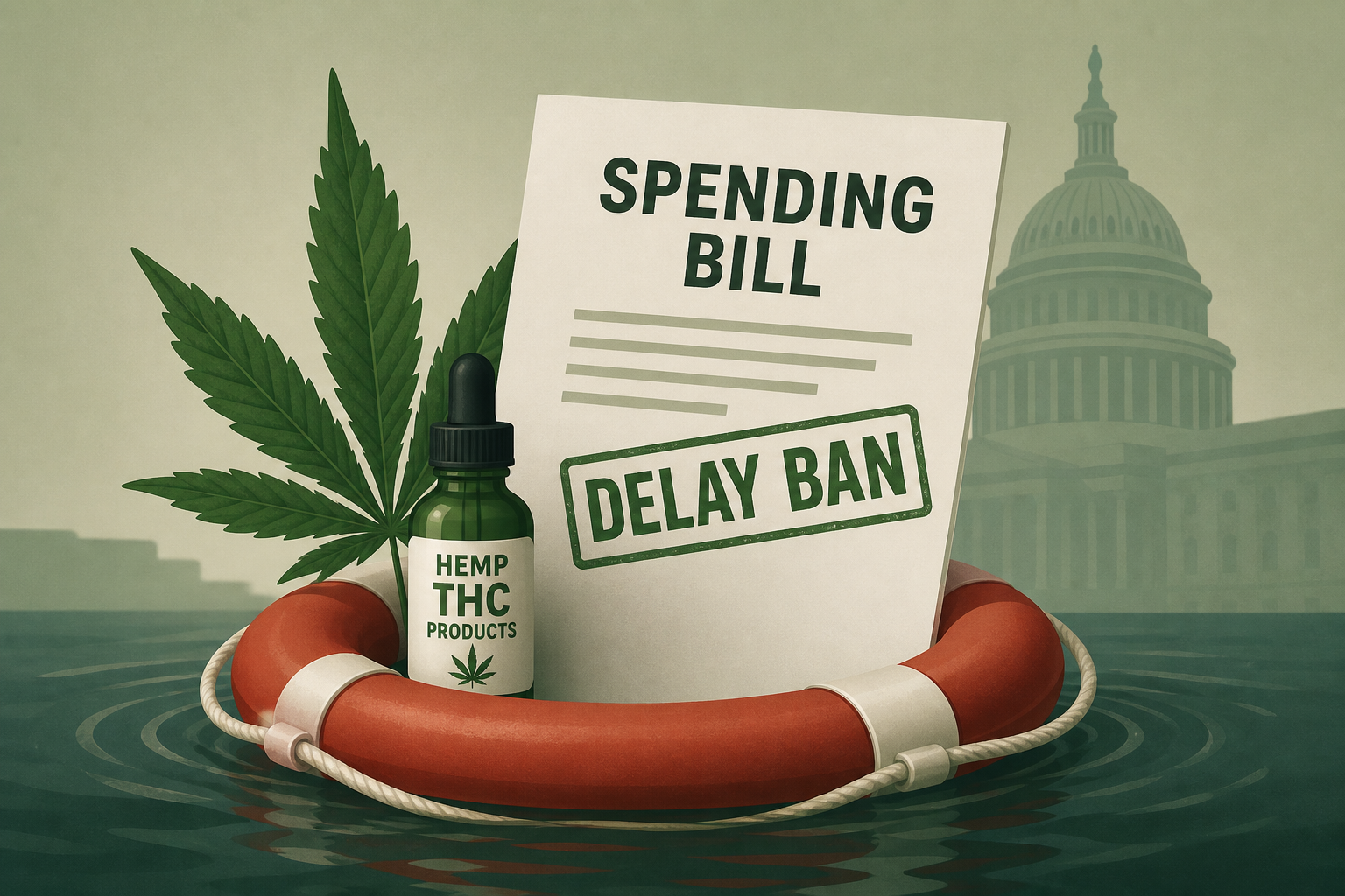 Senate Gives Hemp THC Products A Lifeline By Including Provisions To Delay Planned Federal Ban In New Spending Bill