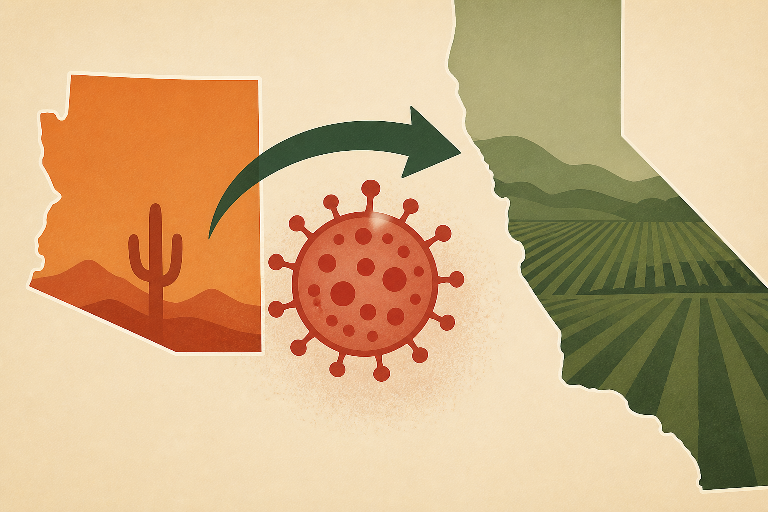 Mass measles outbreak threatens Central Valley after farmworkers left Arizona