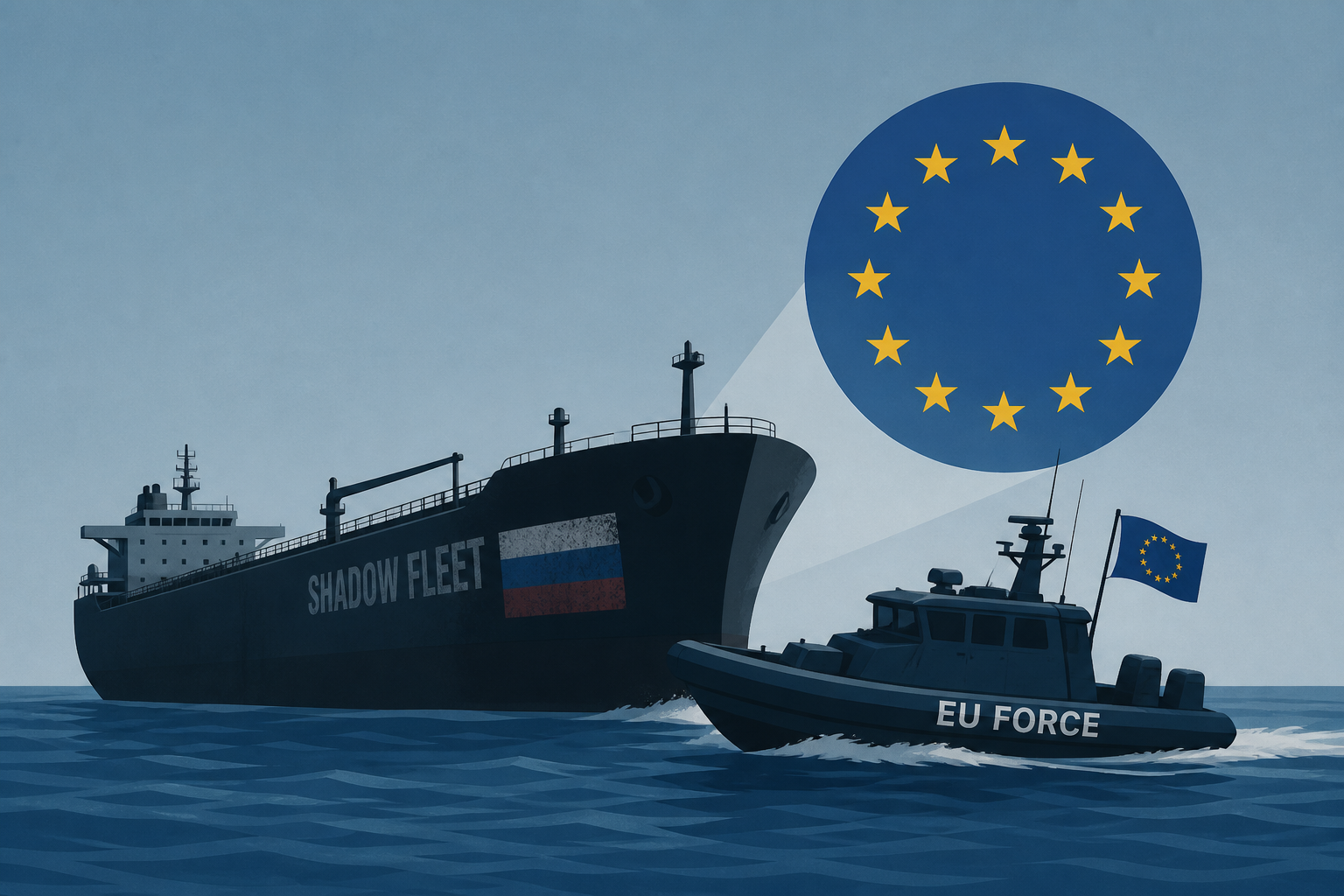 EU force boards Russian shadow fleet tanker in Mediterranean Sea