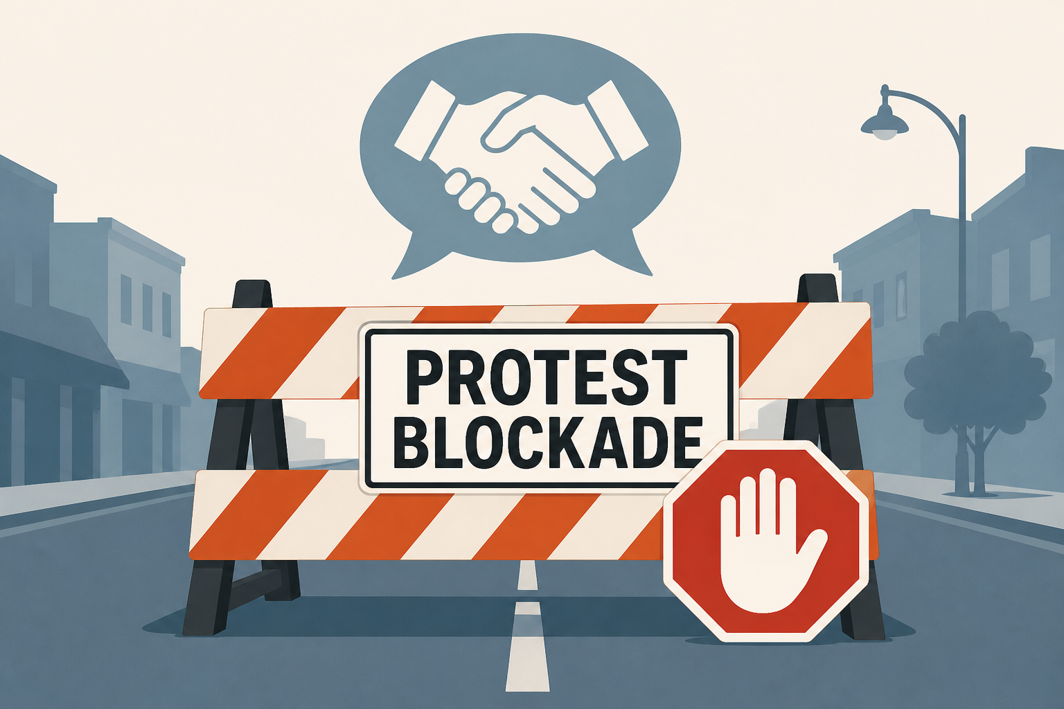 Local leaders urge end to Williamson Street protest blockade