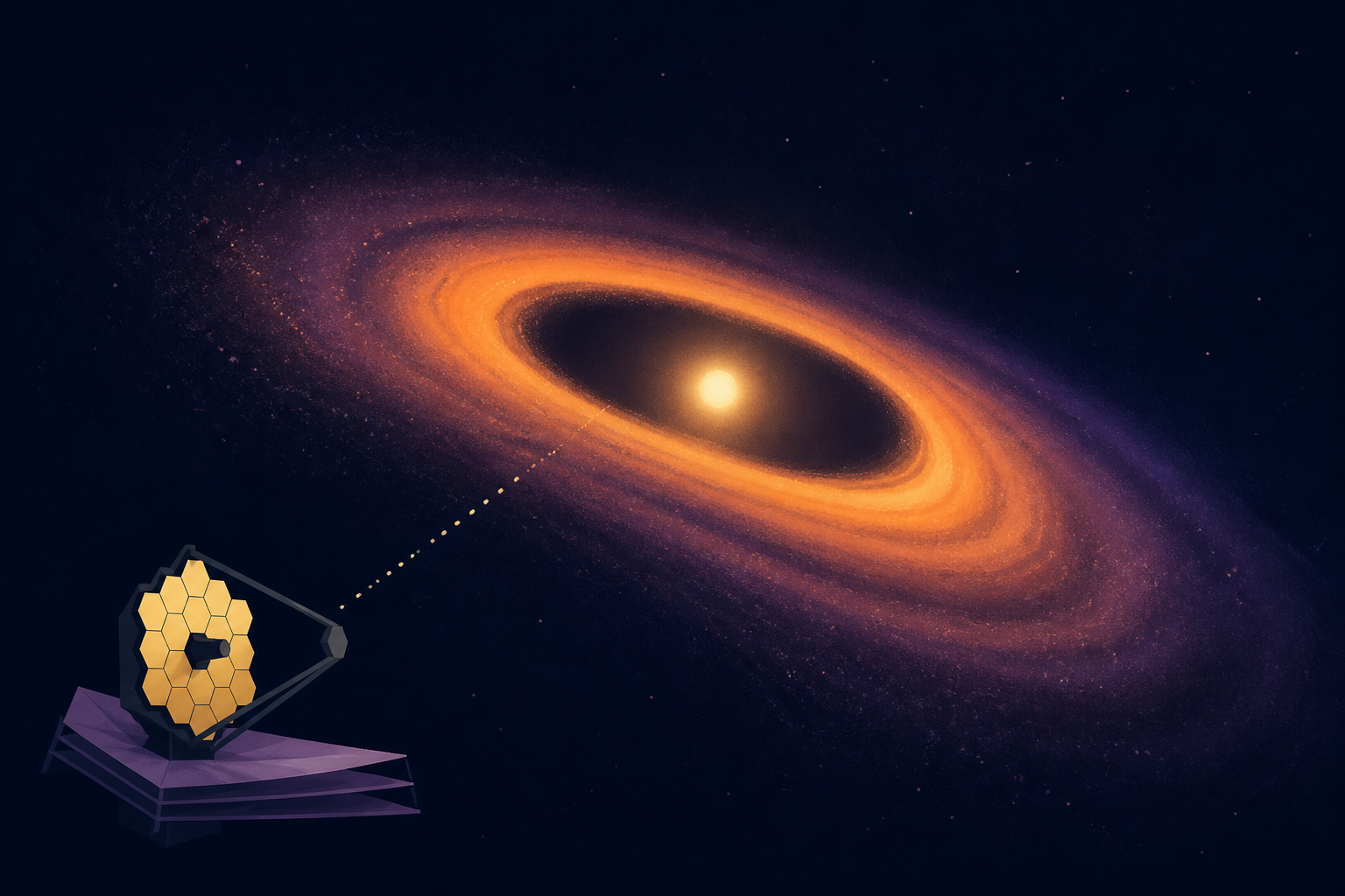Webb reveals warped structure in nearby TW Hydrae's protoplanetary disk