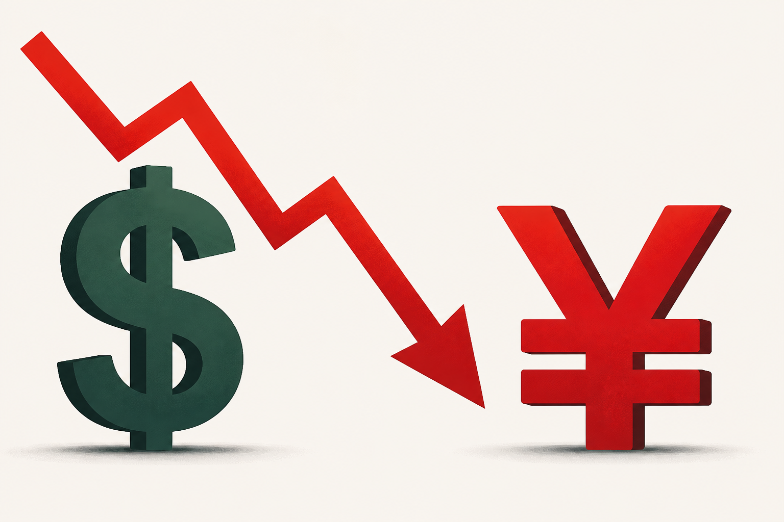 US dollar weakens sharply against the Japanese yen